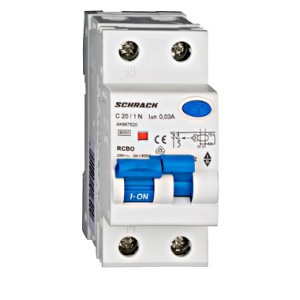 Siguranta automata+dif. 1P+N, AMPARO 6kA, C 20A, 30mA,tip A  AK667620--
