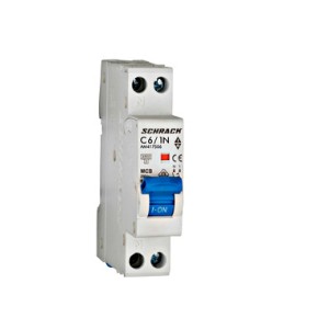 Siguranta automata AMPARO, 4,5kA, C6A, 1P+N, 1modul  AM417506--