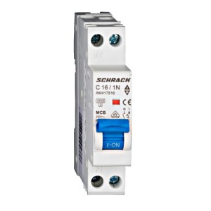 Siguranta automata AMPARO, 4,5kA, C16A, 1P+N, 1modul  AM417516--