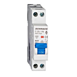 Siguranta automata AMPARO, 4,5kA, C25A, 1P+N, 1modul  AM417525--