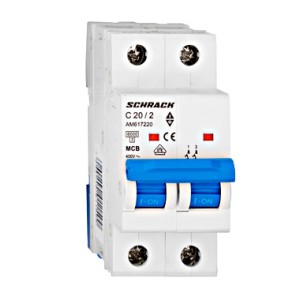 Siguranta automata modulara, (MCB) AMPARO 6kA, C 20A, 2-poli  AM617220--