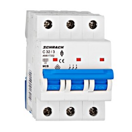 Siguranta automata modulara, (MCB) AMPARO 6kA, C 32A, 3-poli  AM617332--