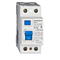 Siguranta diferentiala AMPARO (10kA), 25A, 2-poli, 30mA, tip A  AR052203--
