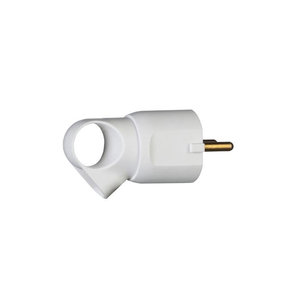 Stecher cu inel Alb Legrand