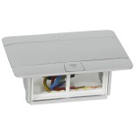 Doza Pardoseala Pop-Up Boxes Finisaj Aluminiu 4 Module Legrand 054011