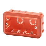 Doza aparat Gewiss GW24404, incastrata, modulara, 4 module, 144 x 85 x 50.5 mm