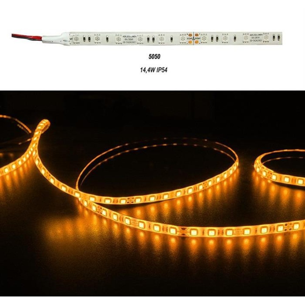 BANDA LED 15W 230V CALD 120LED/M LUMEN