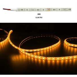 BANDA LED 15W 230V CALD 120LED/M LUMEN