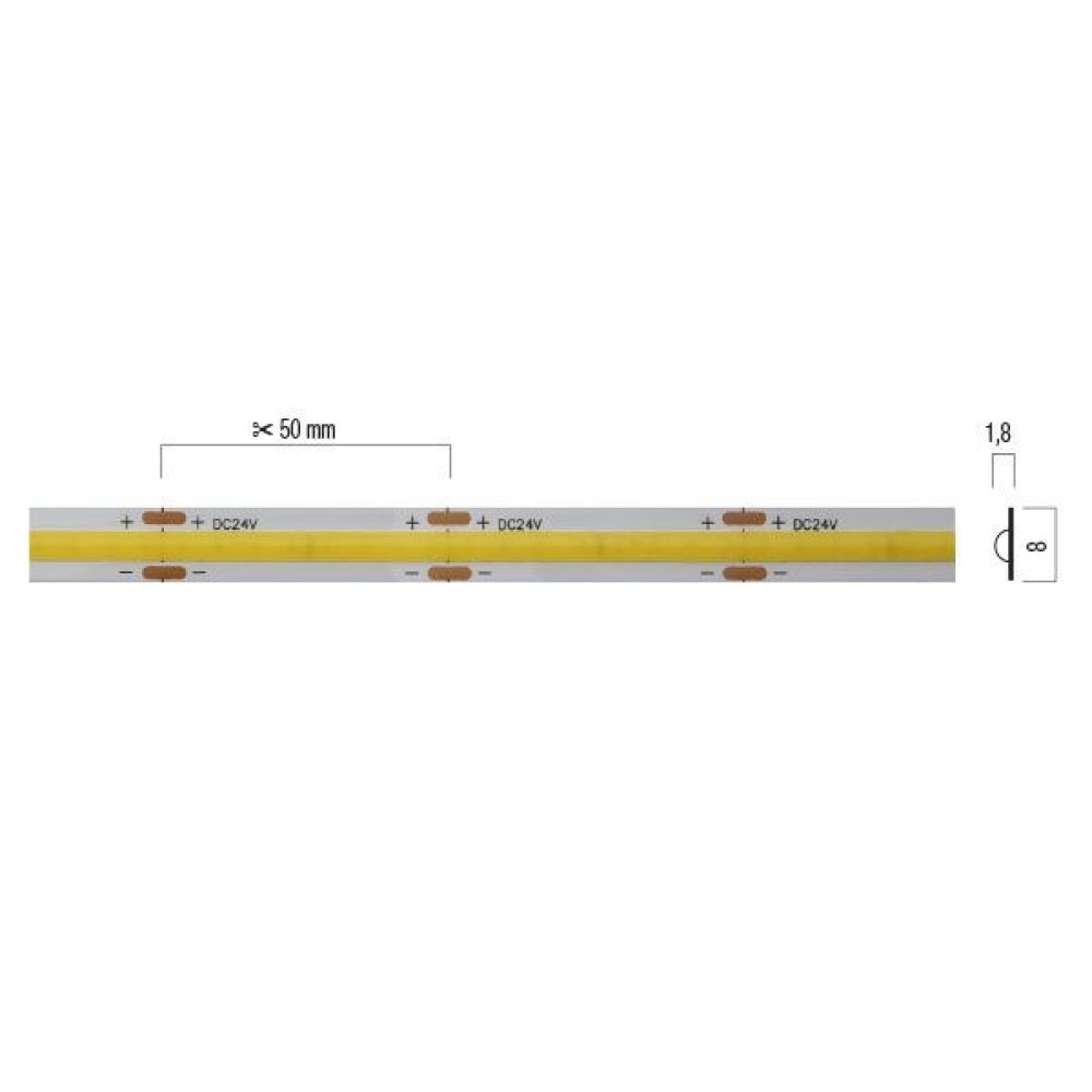 BANDA LED XSOLIS IP20 14W 3000K 24V SLS04WW