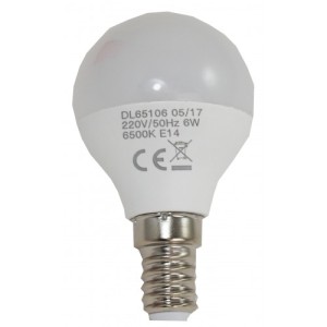 BEC LED SFERIC 6W E14 CALD LUMEN