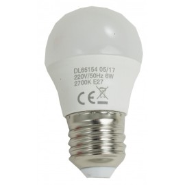 BEC LED COG SFERIC 6W E27 RECE LUMEN