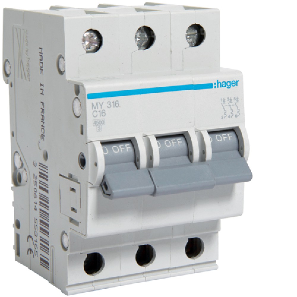 SIGURANTA 3P 16A HAGER MY316