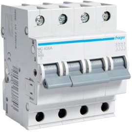 SIGURANTA 4P 6A HAGER MC406A