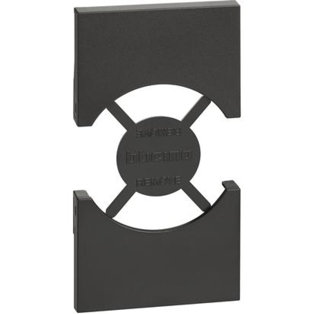 TASTA / CAPAC PENTRU PRIZA SCHUKO BTICINO LIVING NOW NEGRU KG4140A16F 2M KG03