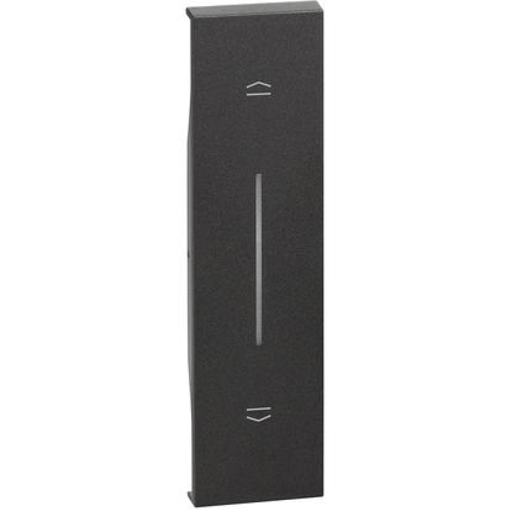 TASTA / CAPAC INTRERUPATOR PENTRU JALUZELE 1M BTICINO LIVING NOW NEGRU KG05