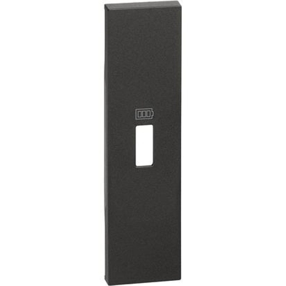 TASTA / CAPAC PENTRU PRIZA USB K4285C1 BTICINO LIVING NOW NEGRU KG10C
