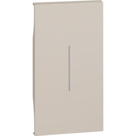 TASTA / CAPAC INTRERUPATOR CU LED 2M PENTRU BTICINO LIVING NOW NISIP KM01M2