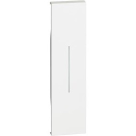 TASTA / CAPAC INTRERUPATOR BTICINO LIVING NOW ALB 1 MODUL KW01