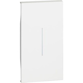 TASTA / CAPAC INTRERUPATOR BTICINO LIVING NOW ALB 2M KW01M2