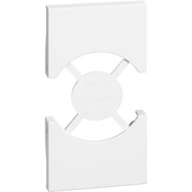 TASTA / CAPAC PENTRU PRIZA SCHUKO 2 MODULE KW4140A16F BTICINO LIVING NOW ALB KW03