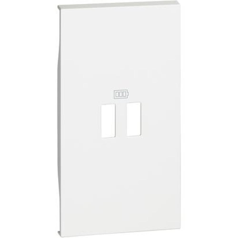 TASTA / CAPAC PENTRU PRIZA USB K4285C2 BTICINO LIVING NOW ALB KW12C