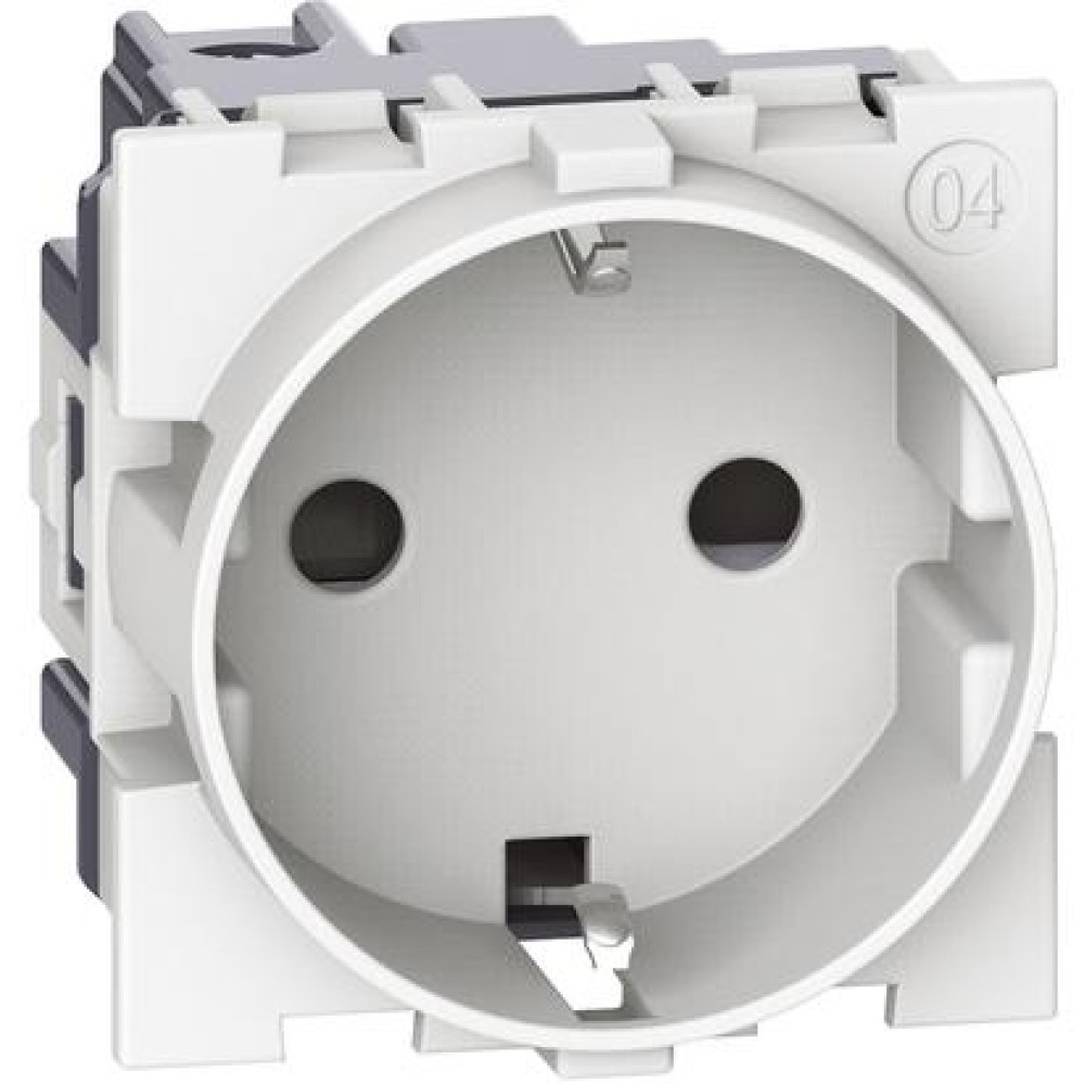 PRIZA SCHUKO 2P+N 16A 250V 2M BTICINO LIVING NOW ALB KW4141