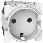 PRIZA SCHUKO 2P+N 16A 250V 2M BTICINO LIVING NOW ALB KW4141