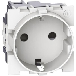PRIZA SCHUKO 2P+N 16A 250V 2M BTICINO LIVING NOW ALB KW4141
