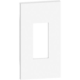 TASTA / CAPAC PENTRU PRIZA RJ11 RJ45 2 MODULE BTICINO LIVING NOW ALB KW07M2
