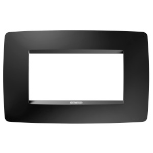 Rama Gewiss Chorus ONE GW16104VN 4 module Negru Satin