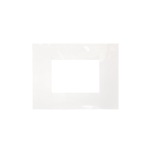 Rama Gewiss Chorus GEO GW16403TB, 3 module, alba, pentru priza / intrerupator