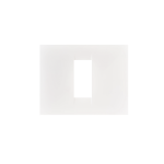 Rama Gewiss Chorus GEO GW16401TB, 1 Modul, Alba, Pentru Priza / Intrerupator