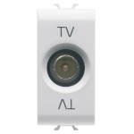 Priza TV 1P Gewiss Chorus GW15361 Alb Satin/Mat