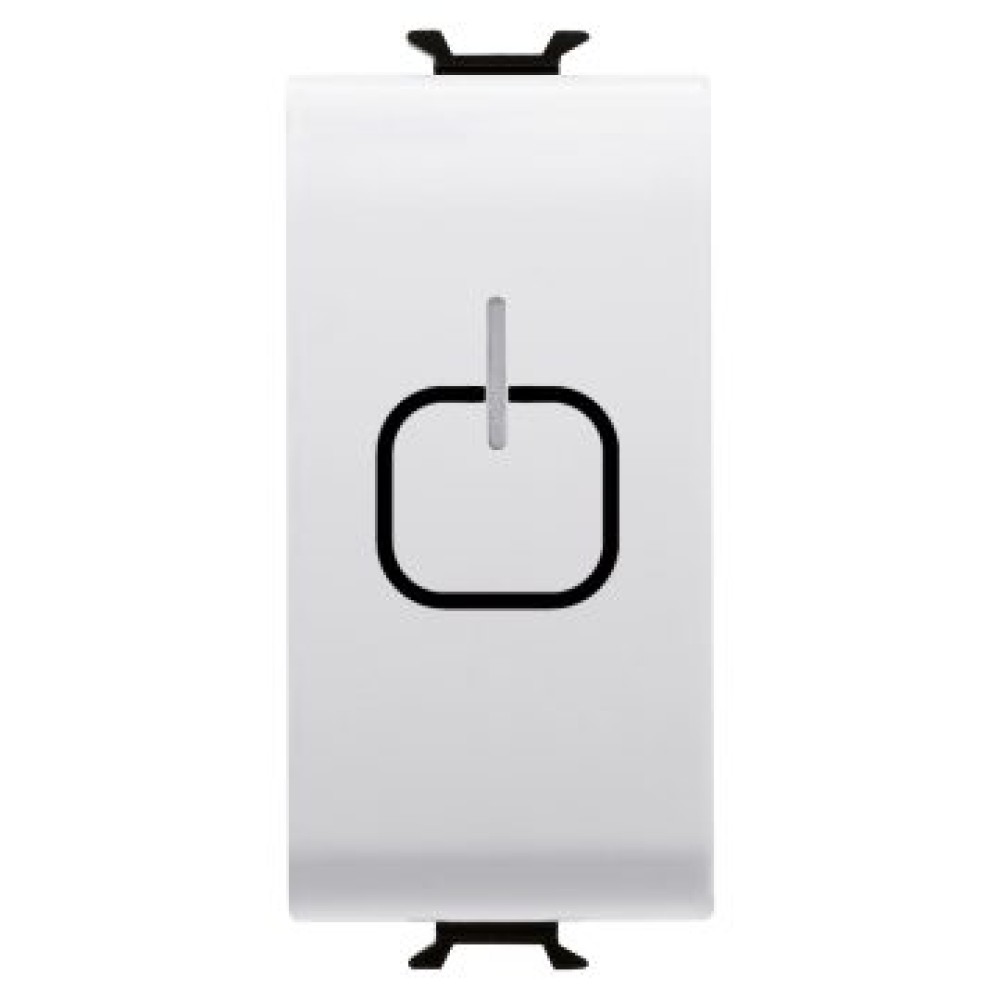 Intrerupator cu Touch 1M Gewiss Chorus alb, IP20, 230V ac - 50 Hz, GW14904
