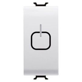 Intrerupator cu Touch 1M Gewiss Chorus alb, IP20, 230V ac - 50 Hz, GW14904