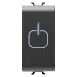 Duplicator De Comanda Touch Gewiss Chorus, 1M, Negru, GW12906