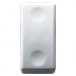 Intrerupator cap cruce Gewiss System GW20579, incastrat, modular - 1, alb