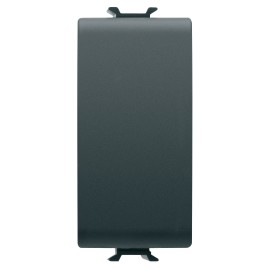 Intrerupator cap scara simplu Gewiss Chorus GW12051, incastrat, modular - 1, 16A, negru
