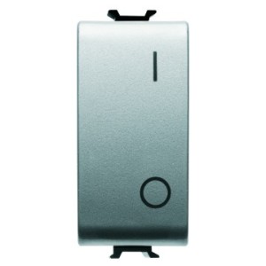 Intrerupator simplu bipolar  Gewiss Chorus GW14004 -1M 2P 16AX TITAN