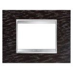 Rama ornament LUX lemn, wenge, 3 module, GW16203LW, Gewiss Chorus