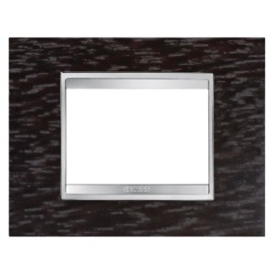 Rama ornament LUX lemn, wenge, 3 module, GW16203LW, Gewiss Chorus