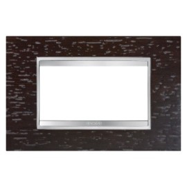 Rama ornament LUX lemn, wenge, 4 module, GW16204LW, Gewiss Chorus