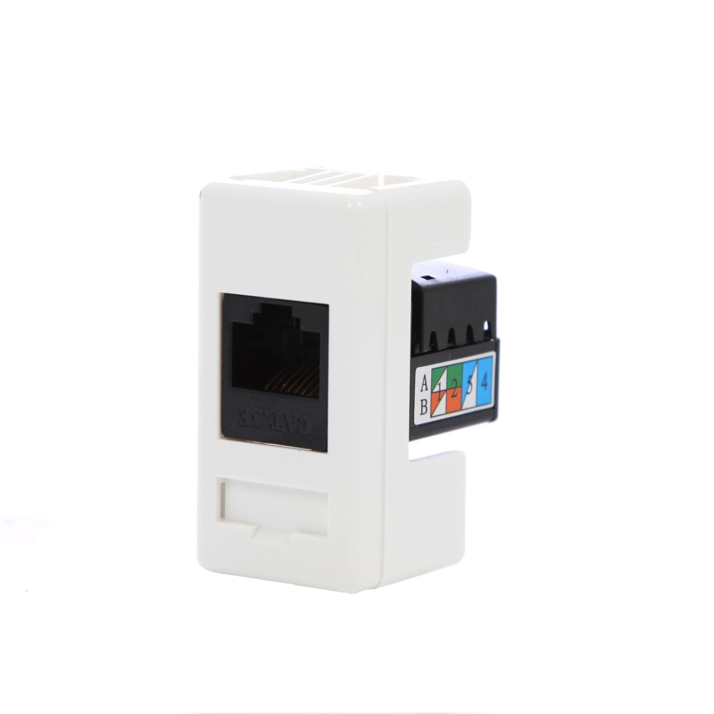 Priza date System GW20271, RJ45 cat. 5E, incastrata, modulara - 1 m, alba
