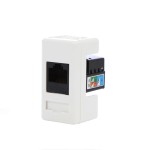 Priza date System GW20271, RJ45 cat. 5E, incastrata, modulara - 1 m, alba