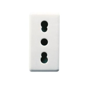 Priza simpla 1 modul Gewiss System GW20203, alb