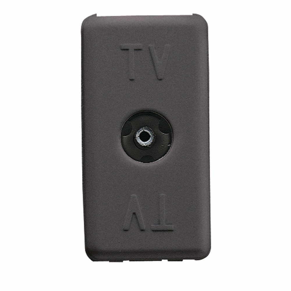 Priza TV direct Gewiss System GW21228, incastrata, modulara - 1, neagra