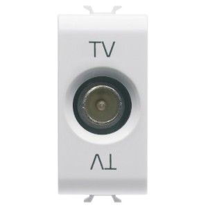 Priza TV Directa Tata Chorus GW10361, Modulara - 1 M, alba