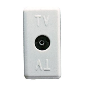 Priza TV directa System GW20228, modulara - 1 m, alba