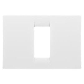 Rama Gewiss System Virna GW22101, 1 modul, alba, pentru priza / intrerupator