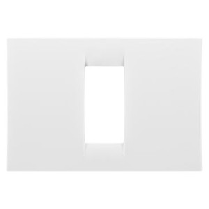 Rama Gewiss System Virna GW22101, 1 modul, alba, pentru priza / intrerupator